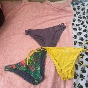 3 bathing suit bottoms